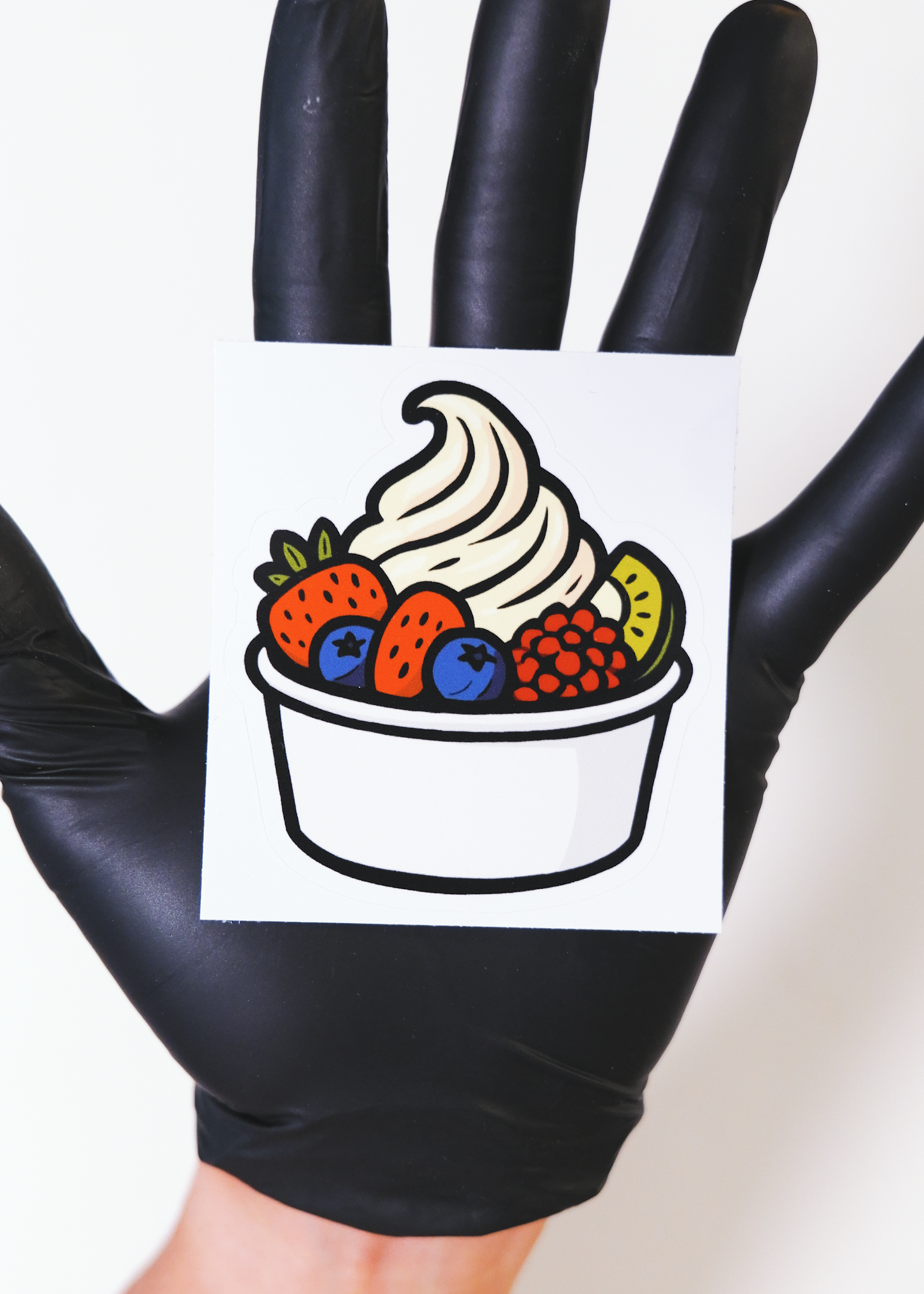 Frozen Yogurt Sticker