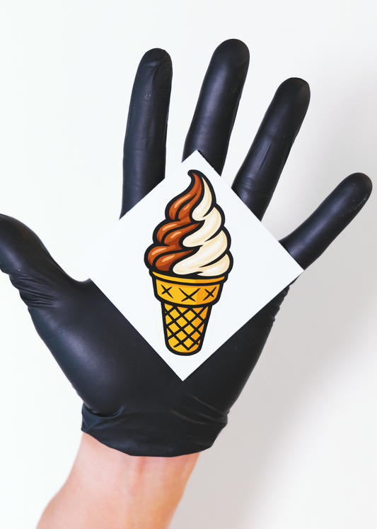 Soft Serve Ice Cream Sticker
